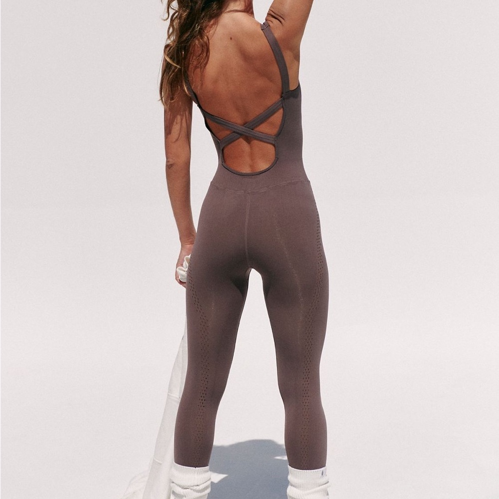 FP Movement by Free People Brown Jumpsuit